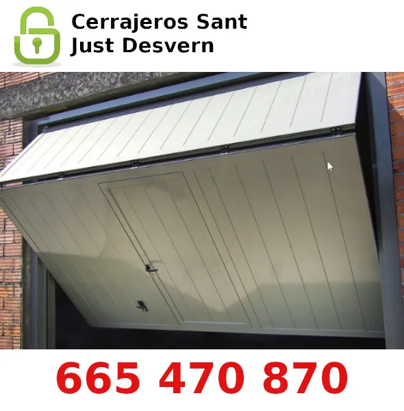 cerrajerossantjust garaje banner - Reparación Puertas de Garaje Correderas